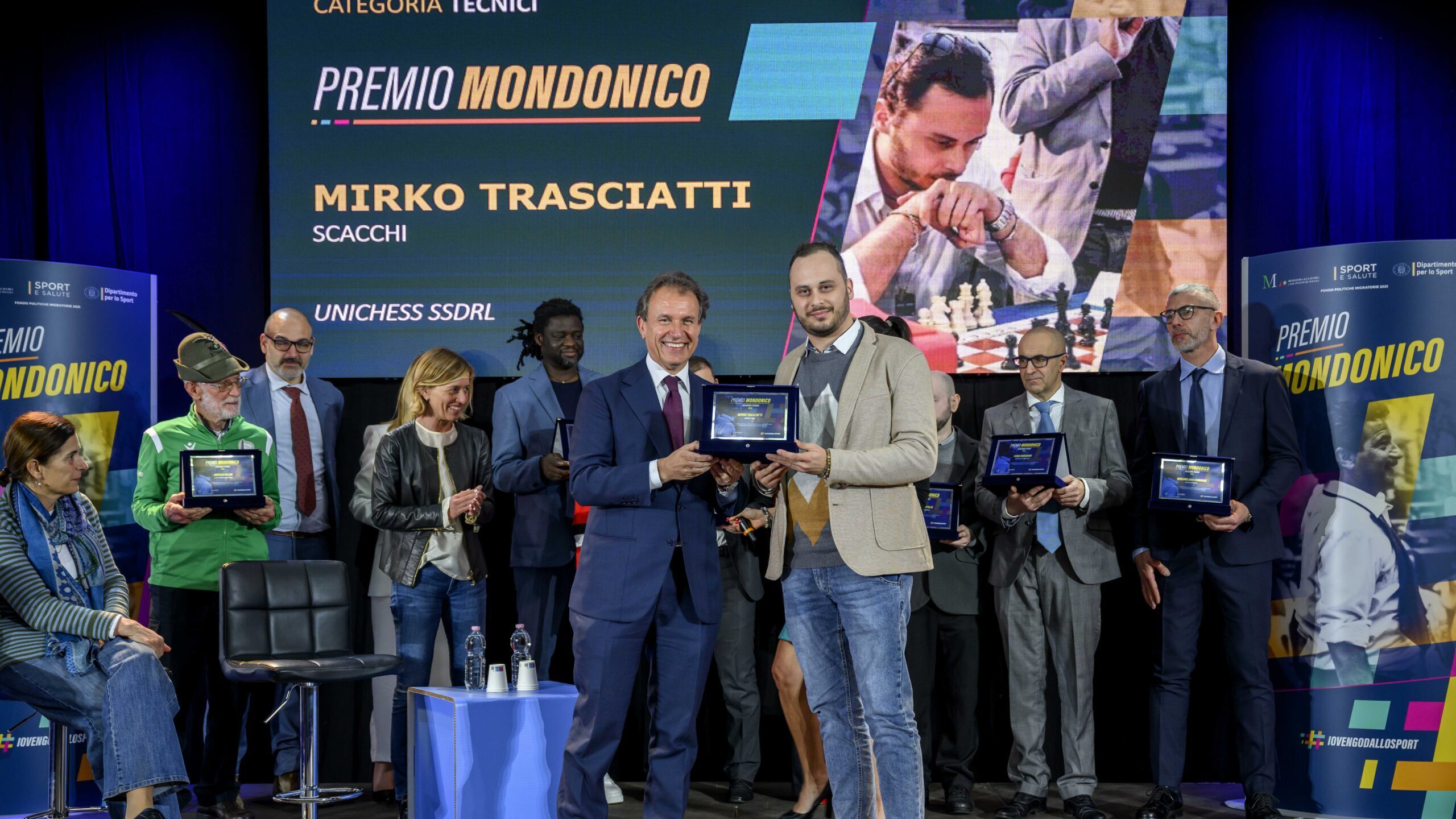 “Premio Mondonico” assegnato ad uno scacchista!