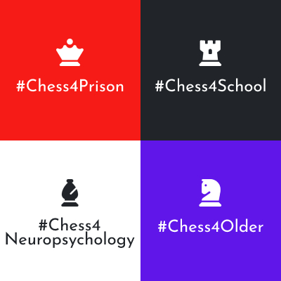 aree di intervento dell'ASD #Chess4Life - #Chess4Prison, #Chess4School, #Ch3ss4Neuropsychology, #Chess4Older