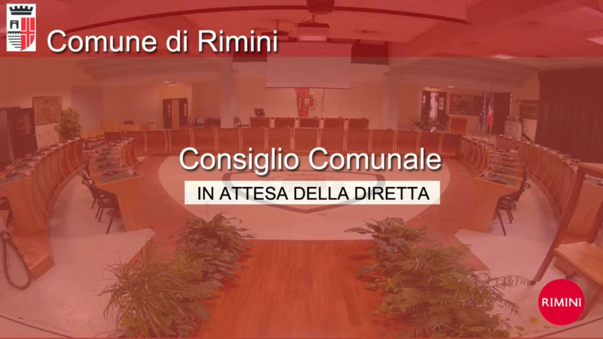 Banner diretta del Consiglio Comunale di Rimini del 30 marzo 2023